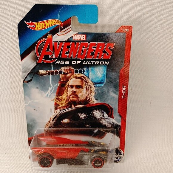 Hot Wheels Marvel Avengers Age Of Ultron THOR Buzz Bomb 7/8 - Picture 1 of 2